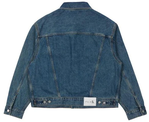 PALACE x Calvin Klein ユニセックス リラックス トラッカーデニムジャケット サンドストーンインディゴブルー 40249UC-400 Lookbook PALACE x Calvin Klein ユニセックス リラックス トラッカーデニムジャケット サンドストーンインディゴブルー 40249UC-400