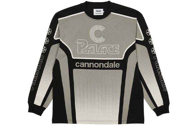 Palace Cannondale FW21 Logo Crewneck Sweatshirt Unisex Black P21CLS003