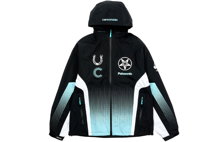 Palace x Cannondale FW21 Logo Print Hoodie Jacket Unisex Black P21CGT001