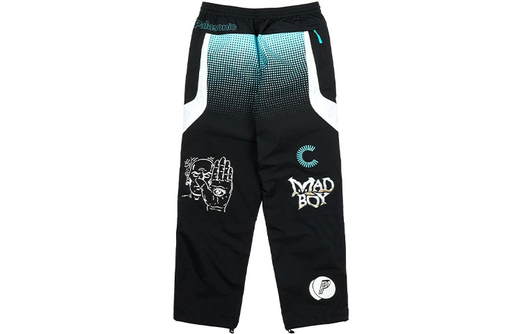 Shop PALACE x Cannondale FW21 Mad Boy GORE-TEX Paclite Pants Black/Mint Unisex. P21CGT003