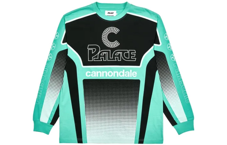 Palace x Cannondale Mad Boy Mint Longsleeve FW21 Logo Crewneck Unisex Mint Green P21CLS002