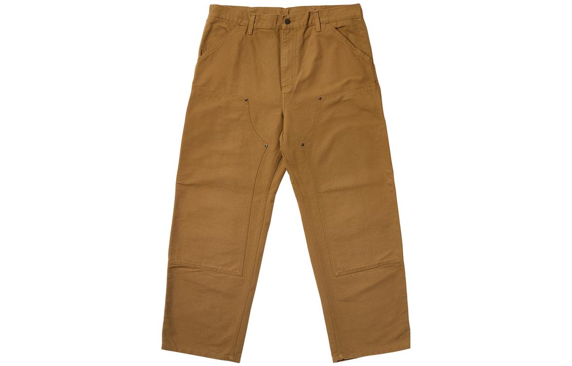 Order PALACE x Carhartt WIP Collaboration Double Knee Work Pants Unisex. I032720-KHAKI