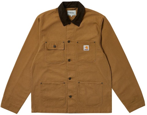 Palace x Carhartt WIP FW23 Michigan Jacket Beige - Unisex Workwear Collaboration I032716-KHAKI Buy Palace x Carhartt WIP FW23 Michigan Jacket Beige - Unisex Workwear Collaboration I032716-KHAKI