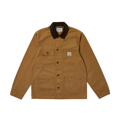Palace Carhartt WIP FW23 Michigan Jacket Beige - Unisex Workwear Collaboration I032716-KHAKI