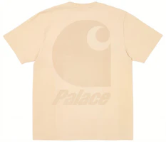 Palace x Carhartt WIP FW23 Pocket T-Shirt Cream Unisex Logo Tee. I032478-OFFWHITE Palace x Carhartt WIP FW23 Pocket T-Shirt Cream Unisex Logo Tee. I032478-OFFWHITE