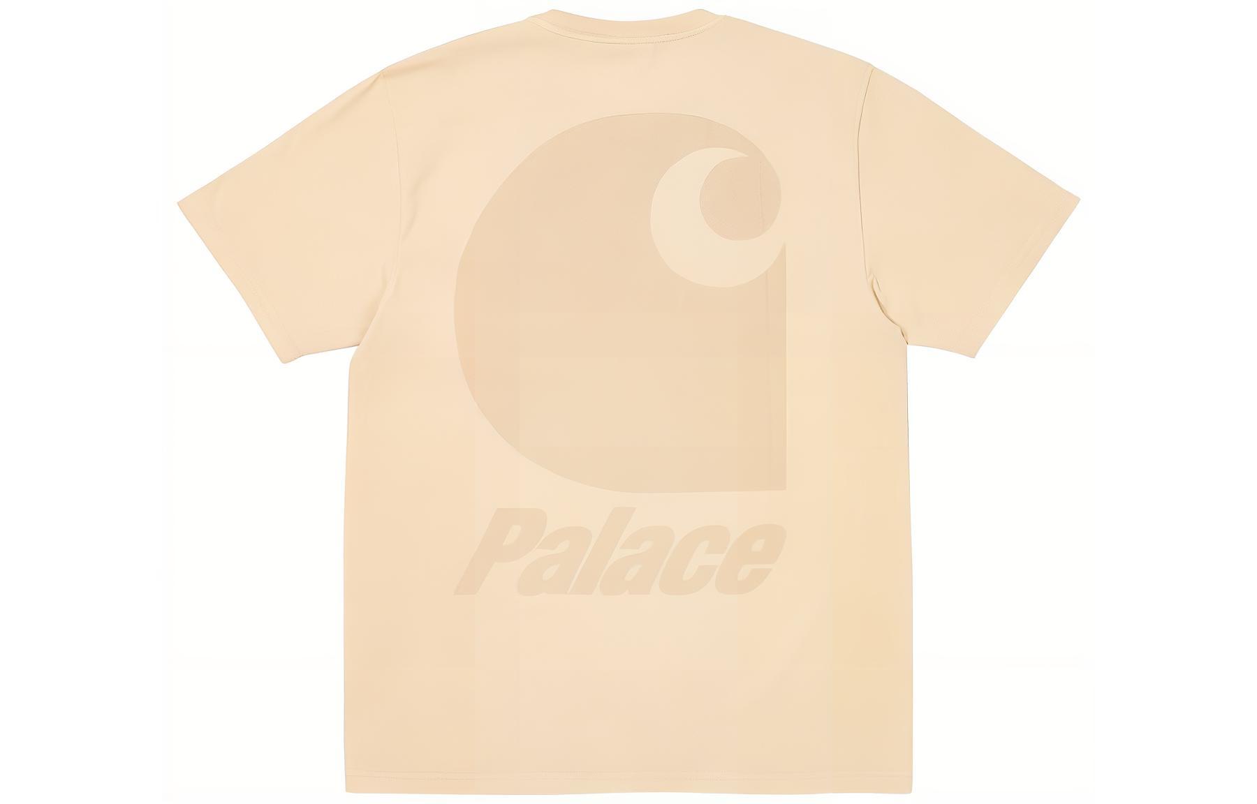 Order Camiseta Palace x Carhartt WIP FW23 Bolsillo Crema Unisex Logo Tee. I032478-OFFWHITE