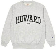 PALACE x Champion FW22 Logo Print Pullover Sweatshirt Unisex Light Grey. PLA-FW22-252 PALACE x Champion FW22 Logo Print Pullover Sweatshirt Unisex Light Grey. PLA-FW22-252