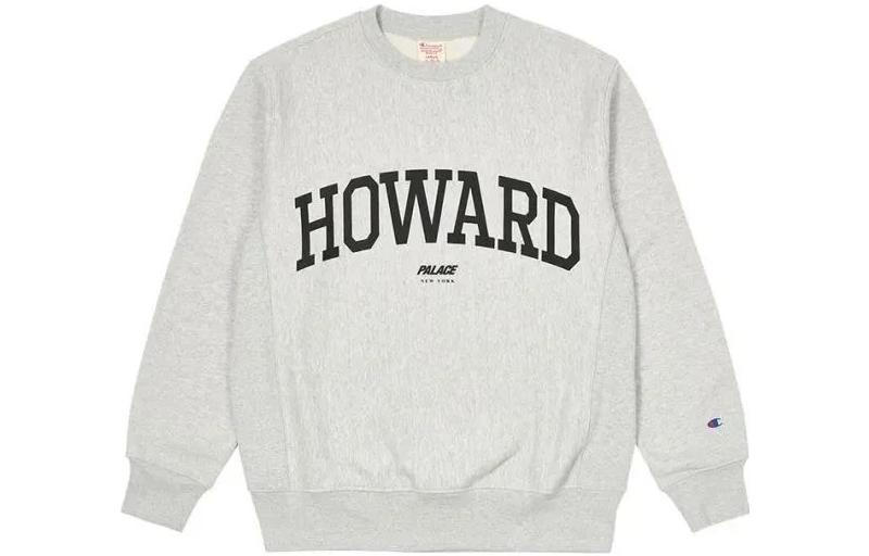 Order PALACE x Champion FW22 Logo印花灰色套頭衫 男女款式 寬鬆版型 衛衣 PLA-FW22-252