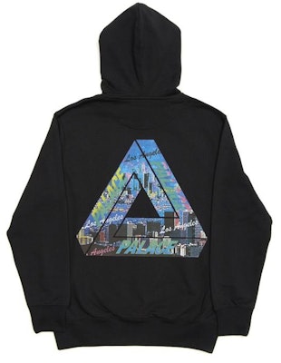 Palace x Dover Street Market LA Hoodie Black Order Palace x Dover Street Market LA Hoodie Black