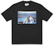 Order Kaos Unisex PALACE x Elton John Kolaborasi Hitam dengan Desain Grafis. P21TS298