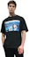Shop Kaos Unisex PALACE x Elton John Kolaborasi Hitam dengan Desain Grafis. P21TS298