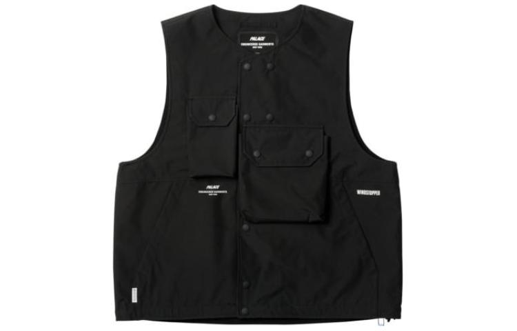 PALACE x Engineered Garments FW22 Multi-Pocket Cargo Vest Black Sleeveless . PLZ1233426