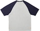 Lookbook PALACE x EVISU 3.0 SS23 Seagull Raglan T-Shirt Navy Unisex Colorblock Logo Tee P24EVES002