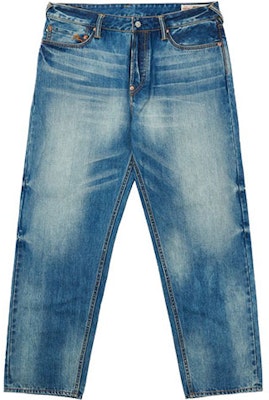 PALACE x EVISU 標誌印花直筒牛仔褲 男女同款 藍色丹寧褲 P21EVD003 Lookbook PALACE x EVISU 標誌印花直筒牛仔褲 男女同款 藍色丹寧褲 P21EVD003