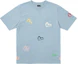 Buy PALACE x EVISU Baju-T Poket Biru Pudar Unisex Logo Print. P21EVTS003