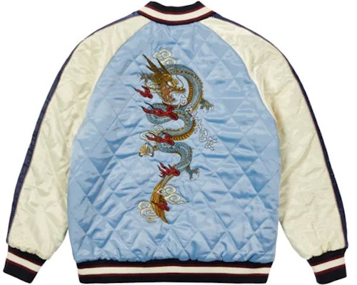 PALACE x EVISU Reversible Embroidered Dragon Logo Puffer Jacket Blue/Pink Unisex P21EVJK001 Order PALACE x EVISU Reversible Embroidered Dragon Logo Puffer Jacket Blue/Pink Unisex P21EVJK001