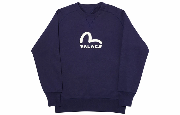 PALACE EVISU Reversible Logo Crewneck Sweatshirt Unisex Blue PAL-SS20-010 圖 2