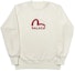 Order PALACE x EVISU Reversible Unisex Crewneck Pullover Sweatshirt White PAL-SS20-011