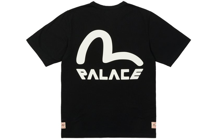 PALACE EVISU Seagull Black Logo Crew Neck Unisex T-Shirt. P21EVTS006 圖 2