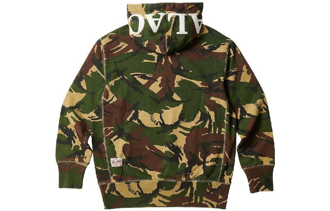 PALACE EVISU SS23 Seagull Camo Logo Hoodie Unisex Camouflage Color. P24EVCS002 圖 3