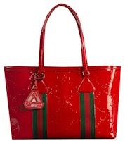 Palace x Gucci Embossed GG Jumbo Patent Leather Tote Bag Dark Red Palace x Gucci Embossed GG Jumbo Patent Leather Tote Bag Dark Red