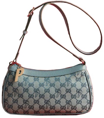 Palace x Gucci GG-P Canvas Half-Moon Mini Bag Pale Blue Buy Palace x Gucci GG-P Canvas Half-Moon Mini Bag Pale Blue