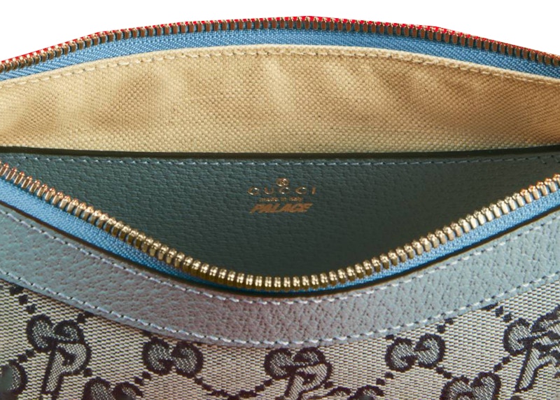 Lookbook Bolso Mini Media Luna Palace x Gucci GG-P Canvas Azul Pálido