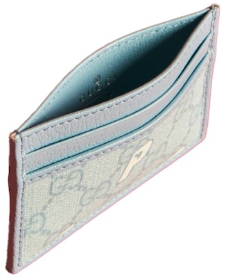 Palace x Gucci GG-P Supreme Card Case Pale Blue Order Palace x Gucci GG-P Supreme Card Case Pale Blue
