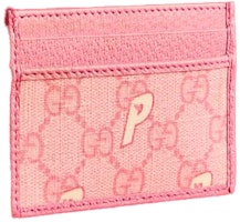 Palace x Gucci GG-P Supreme Card Case Pale Pink Palace x Gucci GG-P Supreme Card Case Pale Pink