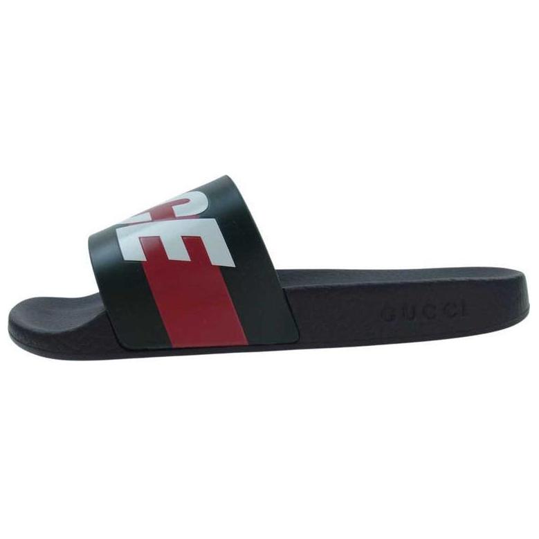 Palace Gucci Logo Web Slide Sandal Black