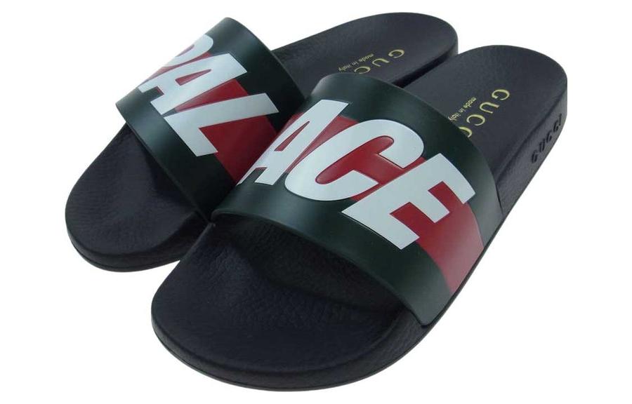 Palace Gucci Logo Web Slide Sandal Black 圖 3