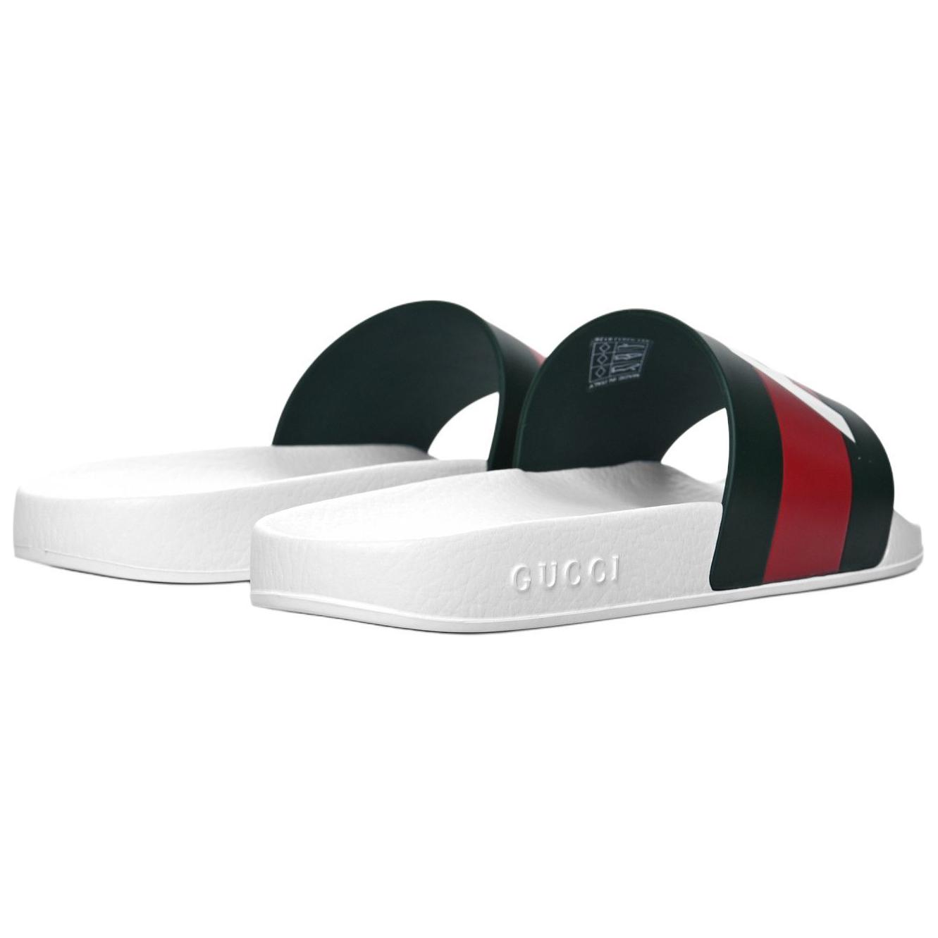 Palace Gucci Logo Web Slide Sandal White 圖 4