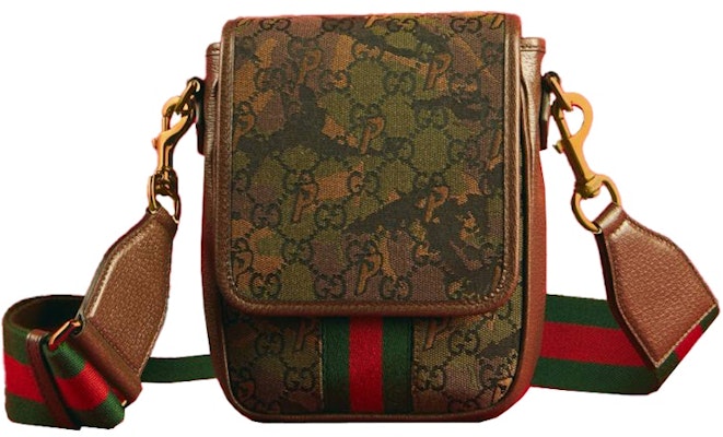 Palace x Gucci Web Canvas GG-P Messenger Bag Camouflage Buy Palace x Gucci Web Canvas GG-P Messenger Bag Camouflage