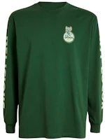 PALACE x Harrods FW21 Christmas Capsule Logo Long Sleeve Tee Green Mens. PAL-FW21-386 PALACE x Harrods FW21 Christmas Capsule Logo Long Sleeve Tee Green Mens. PAL-FW21-386