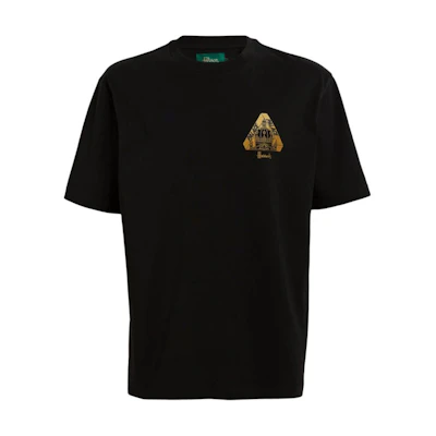 PALACE Harrods FW21 Logo Graphic Black T-Shirt Short Sleeve Tee. P21TS288