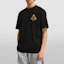 Shop PALACE x Harrods FW21 黑色短袖T恤品牌標誌圖案上衣。 P21TS288