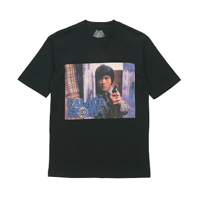 PALACE Jackie Chan Police Story Graphic T-Shirt Unisex Black PAL-FW20-265