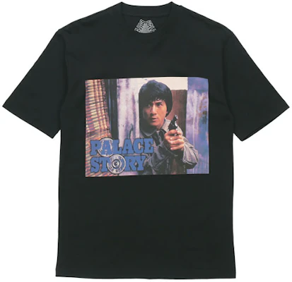 PALACE x Jackie Chan Police Story Kaos Grafis Unisex Hitam PAL-FW20-265 Order PALACE x Jackie Chan Police Story Kaos Grafis Unisex Hitam PAL-FW20-265