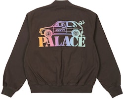 PALACE x Jimmy Z SS22 Letterman Car Baseball Jacket Brown Fall Collection P22JZJK001 PALACE x Jimmy Z SS22 Letterman Car Baseball Jacket Brown Fall Collection P22JZJK001