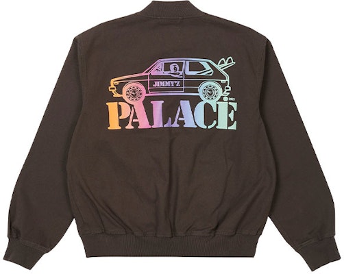 PALACE x Jimmy Z 2022春夏字母棒球夹克 棕色 秋季系列 P22JZJK001 Buy PALACE x Jimmy Z 2022春夏字母棒球夹克 棕色 秋季系列 P22JZJK001