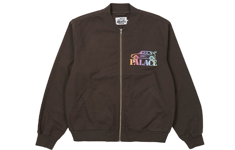 Lookbook PALACE x Jimmy Z 2022春夏字母棒球夹克 棕色 秋季系列 P22JZJK001