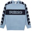 Lookbook PALACE x Kappa FW21 Knit Blue Colorblock Logo Crewneck Sweater Unisex Blue. P21KPKW001