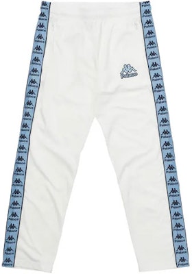 PALACE x Kappa FW21 Track Pants White Unisex Logo Sports Joggers. P21KPJG001 Buy PALACE x Kappa FW21 Track Pants White Unisex Logo Sports Joggers. P21KPJG001