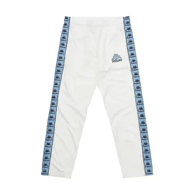 PALACE Kappa FW21 Track Pants White Unisex Logo Sports Joggers. P21KPJG001
