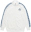 Buy PALACE x Kappa White Logo Print Track Jacket Unisex Casual Long Sleeve. P21KPJK003