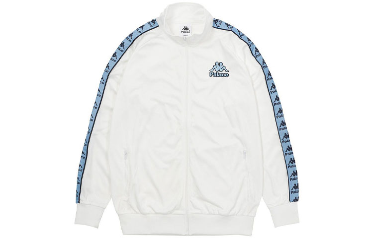 Order PALACE x Kappa White Logo Print Track Jacket Unisex Casual Long Sleeve. P21KPJK003