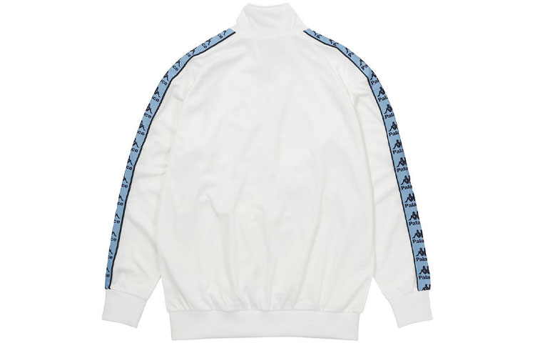 Lookbook PALACE x Kappa White Logo Print Track Jacket Unisex Casual Long Sleeve. P21KPJK003