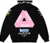 Order PALACE x Kappa x F1 FW23 ブラックフーディ ユニセックス トライアングルロゴ付き 331R26W005