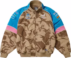 Lookbook PALACE x Kappa x F1 FW23 迷彩拼接拉鍊夾克 棕色 中性款 331R25WA02