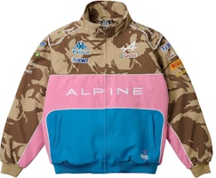 PALACE x Kappa x F1 FW23 Camo Triangle Logo Zip Jacket Brown Unisex. 381U5EWA02 PALACE x Kappa x F1 FW23 Camo Triangle Logo Zip Jacket Brown Unisex. 381U5EWA02